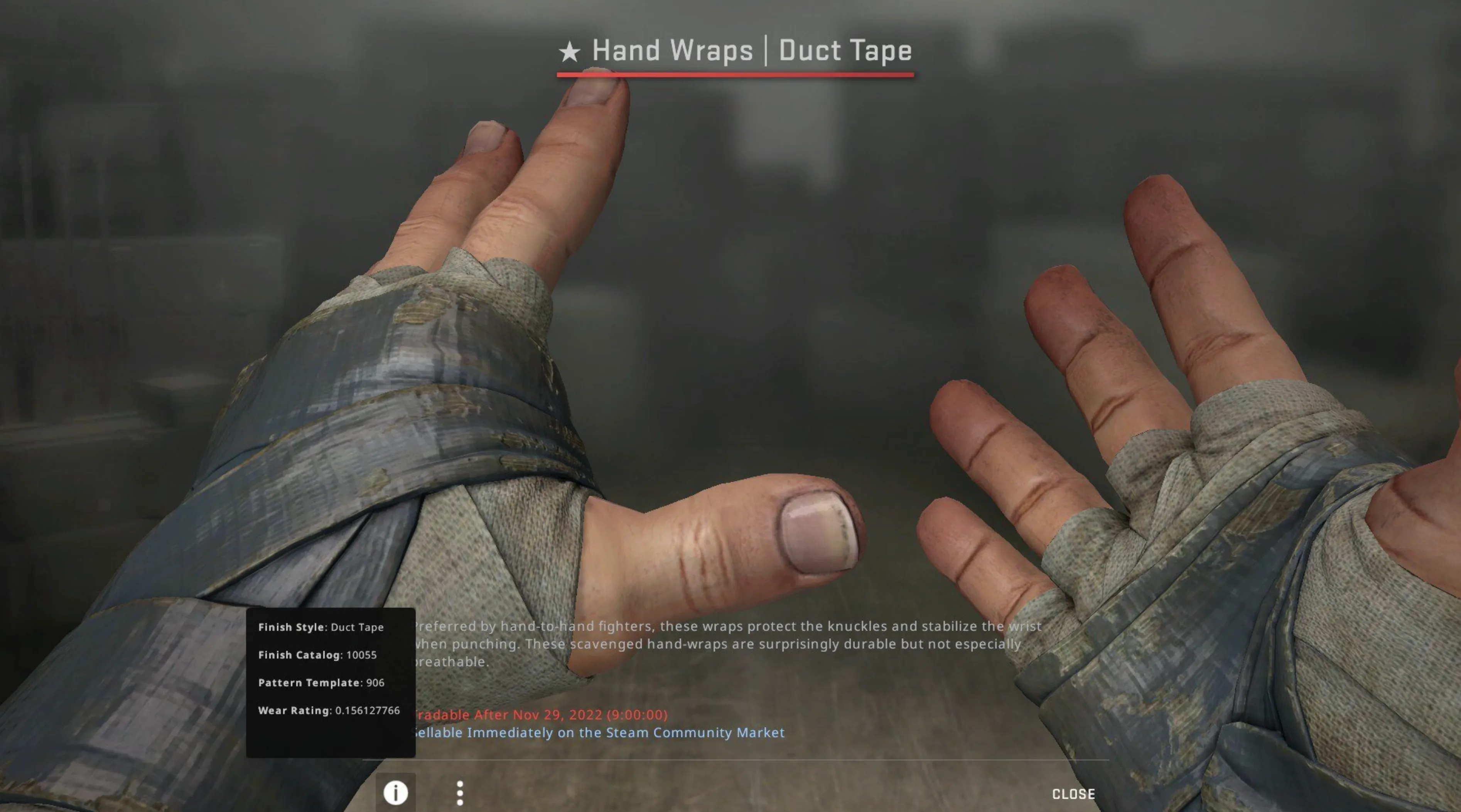 Hand Wraps Duct Tape field tested